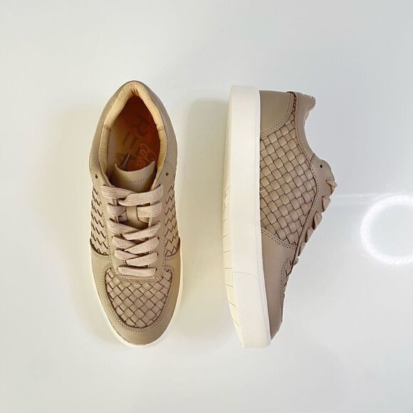 SAM EDELMAN Emma Lace-up Sneakers‎ In Mink Grey - Picture 4 of 9